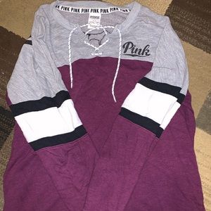 Lace up hoodie